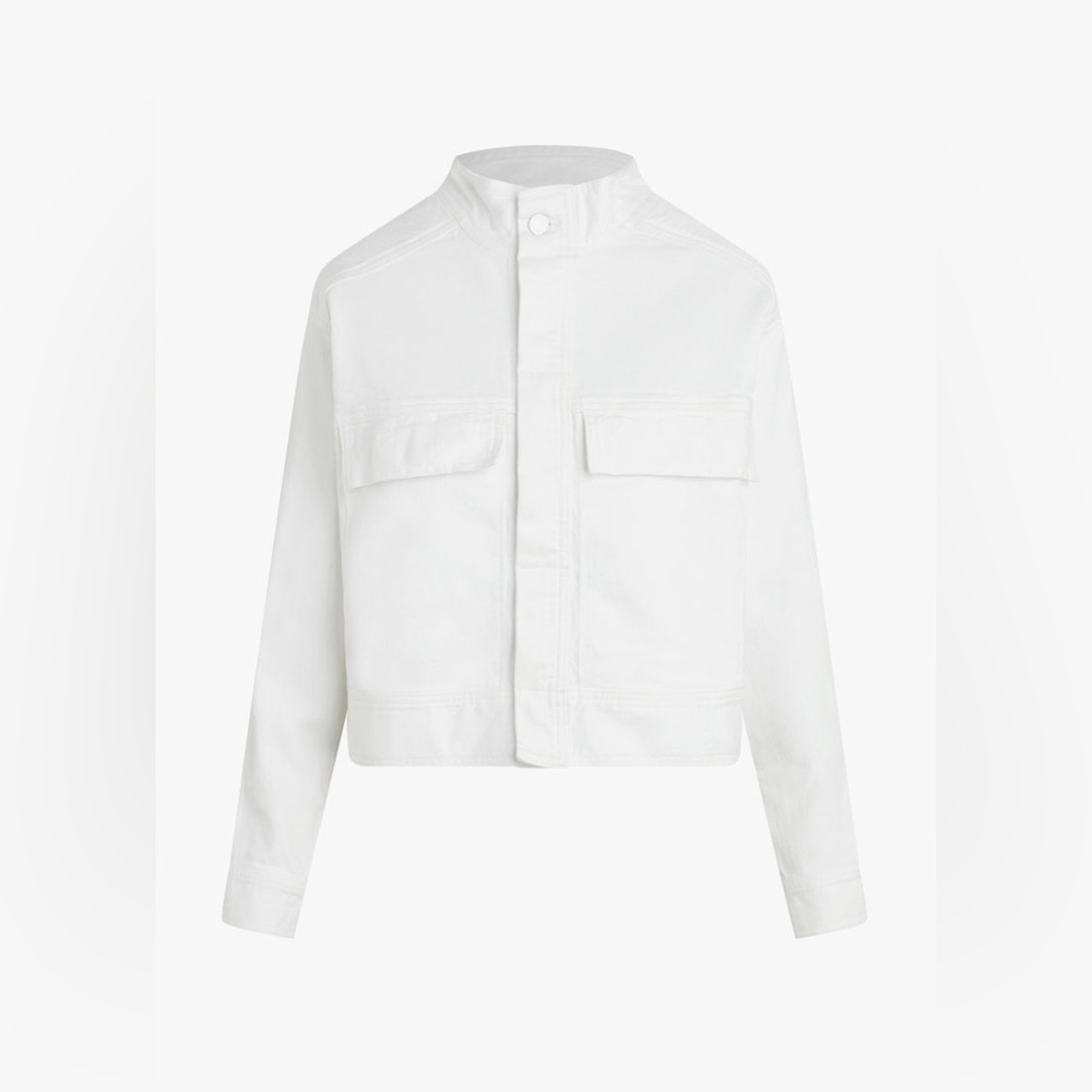 NWT | Favorite Daughter | The Nikki Denim Jacket in White | Sz XS - Picture 6 of 13